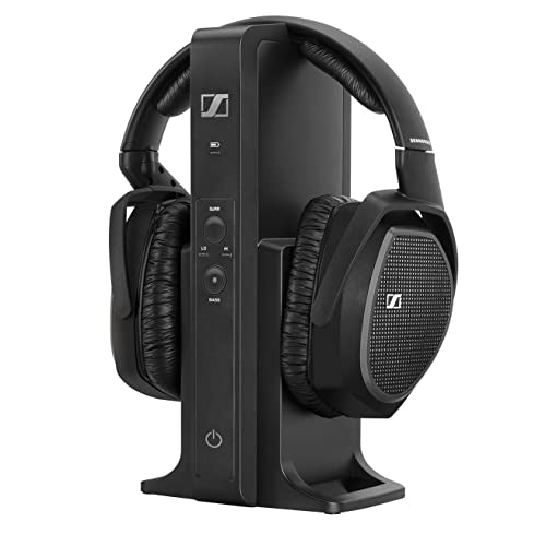 Sennheiser RS 175 Digitaler drahtloser Over-Ear-Kopfhörer - Bassverstärkung und Surround-Sound für Heim- und TV-Entertainment-Systeme, schwarz im Sale