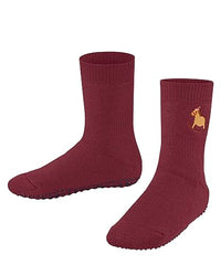 Thumbnail for FALKE Unisex Kinder Stoppersocken Catspads Embroidery K HP Baumwolle Wolle rutschhemmende Noppen 1 Paar, Rot (Ruby 8830), 35-38 im Sale