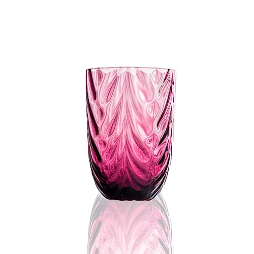 Anna von Lipa - Wasserglas Wave Violet (6er Set) - Wassergläser