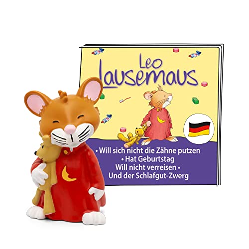 tonies Hörfiguren für Toniebox, Leo Lausemaus – Das Original Hörspiel zu den Büchern 3, für Kinder ab 3 Jahren, Spielzeit ca. 51 Minuten im Sale