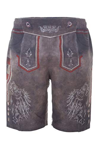 Krüger Herren Trachten Badehose kurz, Modell: Österreich, Knielang, Art.-Nr. 094684-0-0007, L, im Sale