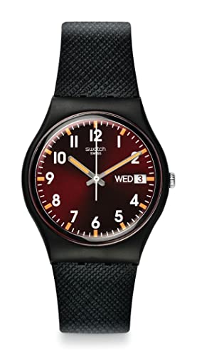 Swatch Sir Red Herren-Armbanduhr SO28B704, Armband im Sale