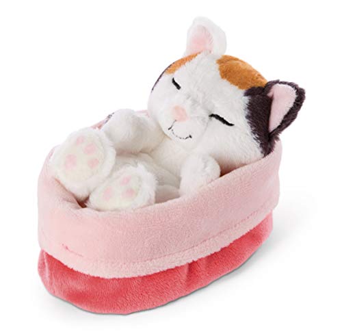 NICI Kuscheltier Hase grau 12 cm – Stofftier aus weichem Plüsch, niedliches Plüschtier im Körbchen zum Kuscheln und Spielen, für Kinder & Erwachsene, 48706, tolle Geschenkidee, hellgrau im Sale