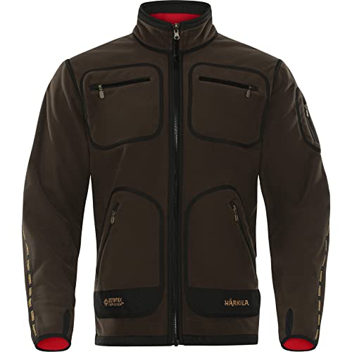 Härkila | Kamko fleece | Professionelle Jagd Kleidung & Jagd Zubehör für Herren & Damen | Skandinavische Qualität Made to Last | Brown/Red, im Sale