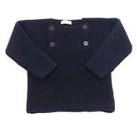 Thumbnail for Il Gufo 4023AL maglione bimbo boy baby wool sweater blue-3 MONTH im Sale