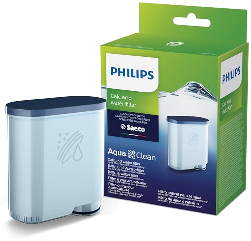 Philips AquaClean Kalk- und Wasserfilter für Espressomaschine, Kein Entkalken bis 5000 Tassen, Doppelpack (CA6903/22) im Sale