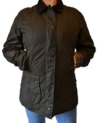 Thumbnail for Barbour Women's Beadnell Wax Jacket - Olive - UK 8 im Sale