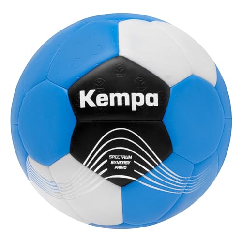 Kempa Kinder und Erwachsene Spectrum Synergy Primo Handballball, bleu de suède/Blanc, 1 im Sale