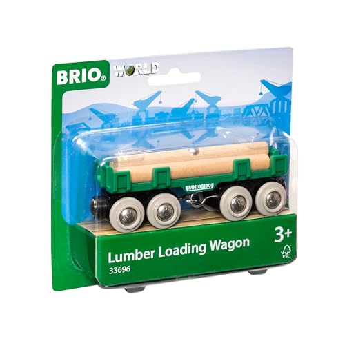 BRIO Bahn 33696 - Langholzwagen im Sale