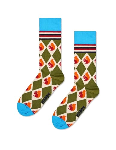 Happy Socks SQUIRREL ARGYLE SOCK (DE/NL/SE/PL, Numerisch, 36, 40, Regular, Regular, MEHRFARBIG) im Sale