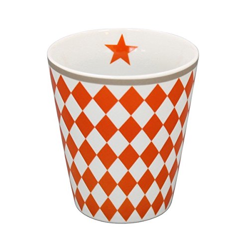 Krasilnikoff Mug Harlekin orange