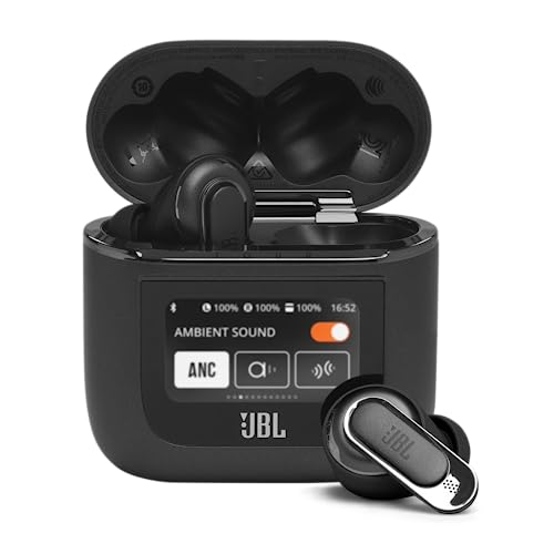 JBL Tour Pro 2 – True Wireless In-Ear Kopfhörer – Bluetooth Kopfhörer mit Active Noise Cancelling und Smart Ladecase in Schwarz – Bis zu Stunden Wiedergabezeit mit nur einer Akkuladung im Sale