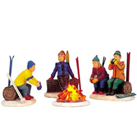 Thumbnail for Lemax - Skiers Fire Camp 04468 Weihnachtsdorf Winterdorf Lagerfeuer im Sale