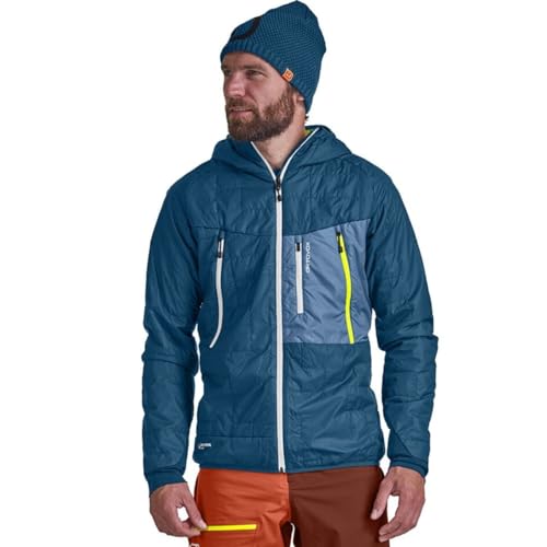 ORTOVOX Herren Swisswool Piz Boè Jacket Jacke, Petrolblau, im Sale