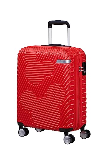 American Tourister Mickey Clouds, Spinner S, Erweiterbar Handgepäck, 55 cm, 38/45 L, Rot (Mickey Classic Red) im Sale