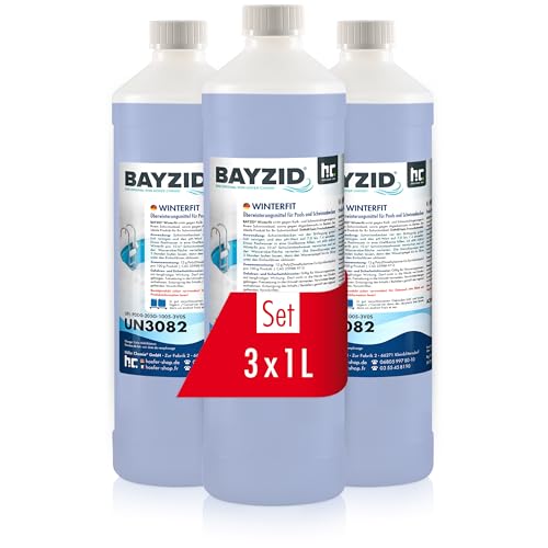 3 x 1 L Pool Wintermittel - BAYZID Winterfit Überwinterungskonzentrat für Schwimmbad und Pool von Höfer Chemie