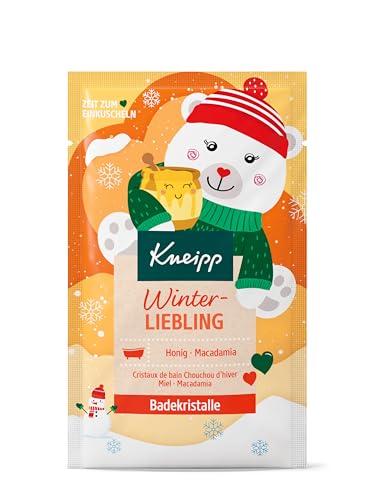 Kneipp Badekristalle Winterliebling - mit natürlichem Honigextrakt und Macadamianuss - 60g im Sale