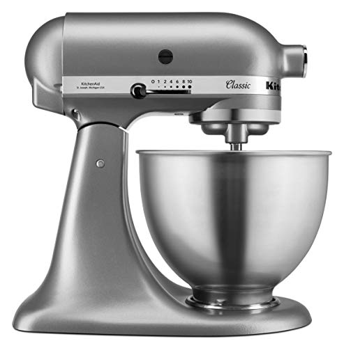 KitchenAid 5K45SSESL Küchenmaschine, silber im Sale