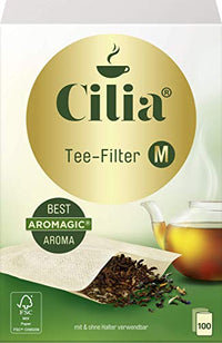 Thumbnail for Cilia Teefilter-Set, Papier-Filter zur Verwendung mit und ohne Halter, 100 Stück, im Sale