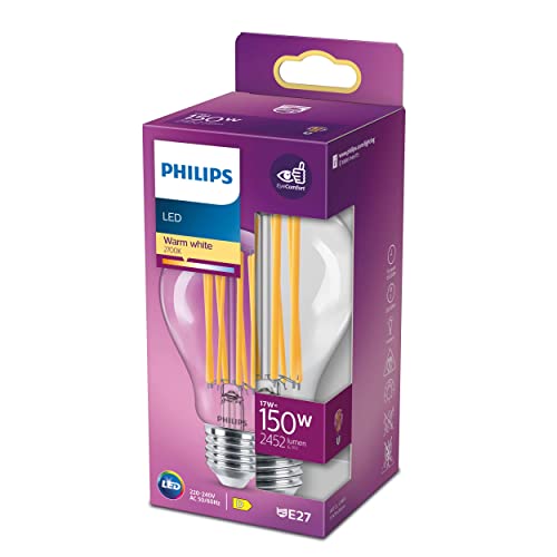 Philips LEDclassic Lampe 150W, E27, A60, warmwei脽 (2700 Kelvin), 2452 Lumen, klar im Sale