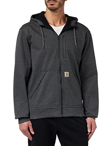 Carhartt Herren Wind Fighter mittelschweres Full-Zip Sweatshirt, Schwarz, im Sale