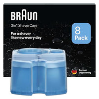 Thumbnail for Braun 3-in-1 ShaverCare Reinigungskartuschen für Reinigungsstationen, Hygienische Reinigung, 8er Pack im Sale