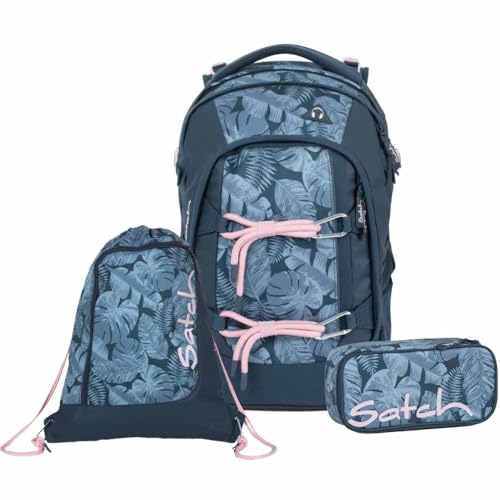 satch Pack Betty Blue Bondi Beach Schulrucksack Set 3tlg. im Sale