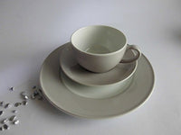 Thumbnail for Dibbern SONDERAKTION Solid Color - Kaffeetasse m.U. 0,25 + Teller 21 cm - pearl - NEU