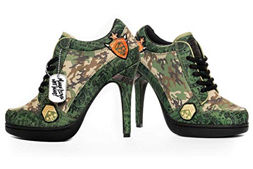 MISSY ROCKZ Rockz Army Camouflage/Black, im Sale