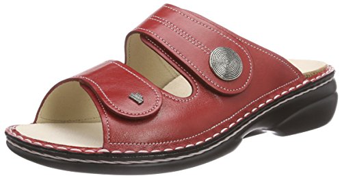 Finn Comfort Damen Sansibar Pantoletten, Rot (Red) im Sale