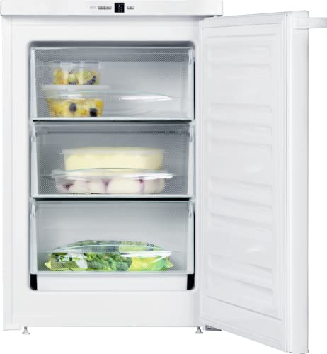 Miele F12011S-2 Freistehender Gefrierschrank – Tiefkühlschrank mit geräumigen Fächern – FrostProof-Technologie – Weiß Kühlschrank