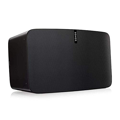 Sonos Play:5 WLAN Speaker, schwarz – Kraftvoller WLAN Lautsprecher mit bestem, kristallklarem Stereo Sound – AirPlay kompatibler Multiroom Lautsprecher