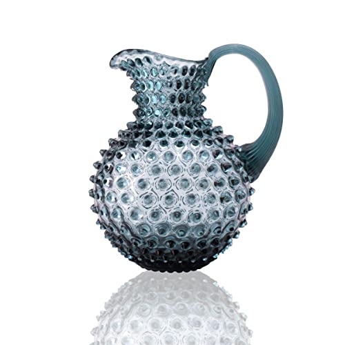 Paris Hobnail Karaffe 2L Stiel blau