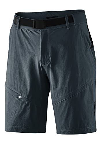 Gonso Arico, Kurze Herren Fahrradhose, 2in1 Bikeshorts mit Stretcheinsatz über dem Gesäß, Einknöpfbare Radunterhose mit Relax Gel Comfort Sitzpolster, Weite Passform, PFC-Frei, Grau, Gr. im Sale