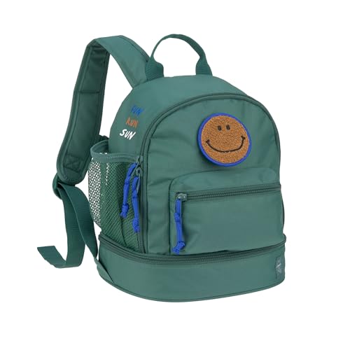 LÄSSIG Kinderrucksack mit Brustgurt Kindergartentasche Kindergartenrucksack 27 cm, 6,5 Liter, 3 Jahre/Mini Backpack Dark Green im Sale