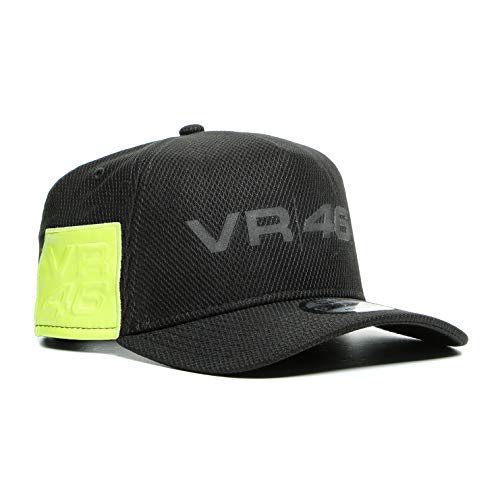 Dainese Vr46 9forty Cap Baseballkappe, schwarz/neon gelb, Talla única im Sale