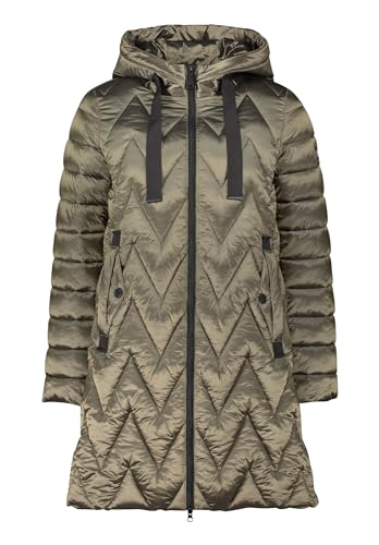 Betty Barclay Damen Steppjacke mit Kapuze Taupe,38 im Sale