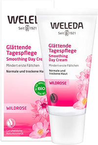 Thumbnail for WELEDA Bio Wildrose Glättende Tagespflege, Naturkosmetik Gesichtscreme für trockene Haut zum Schutz vor Falten und Hautalterung, für Vitalität und Elastizität der Haut (1 x 30 ml)