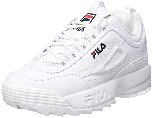 FILA Unisex Kinder Disruptor Teens Sneaker, White, EU im Sale