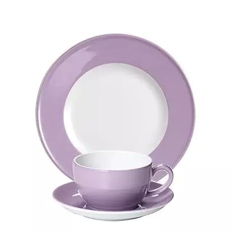 Dibbern SONDERAKTION Solid Color - Kaffeetasse m.U. 0,25 + Teller 21 cm - flieder - NEU