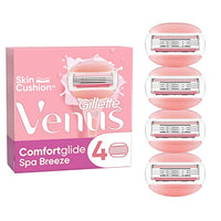 Thumbnail for Gillette Venus Comfortglide Spa Breeze Rasierklingen für Rasierer Damen, 4 Ersatzklingen für Damenrasierer