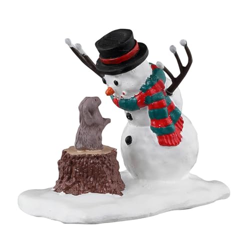 Lemax 34092 Christmas Village Accessory: Bunny Makes a Friend