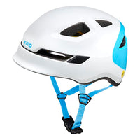 Thumbnail for KED Unisex Jugend POP Fahrradhelm, White Blue, S | 48-52cm im Sale