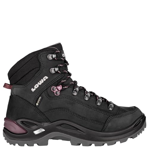 LOWA Renegade GTX MID Ws Damen Wanderstiefel Trekkingschuh Outdoor Goretex 320945 schwarz, Schuhgröße:39.5 EU im Sale