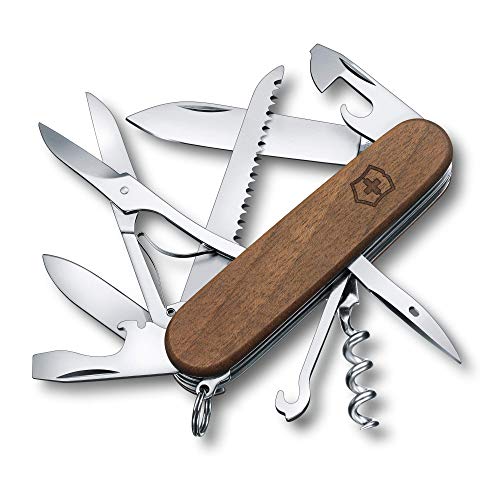 Victorinox, Schweizer Taschenmesser, Huntsman, Swiss Army Knife, Multitool, 13 Funktionen, Klinge, gross, Korkenzieher, Dosenöffner im Sale