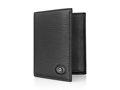 Hochformat Herren Geldbörse von AIGNER (0007 Black) im Sale