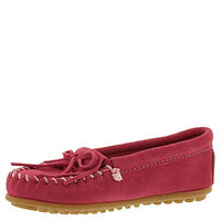 Thumbnail for Minnetonka Mädchen Kilty Suede Moc Mokassin, Pink (Hot Pink/PINK) im Sale