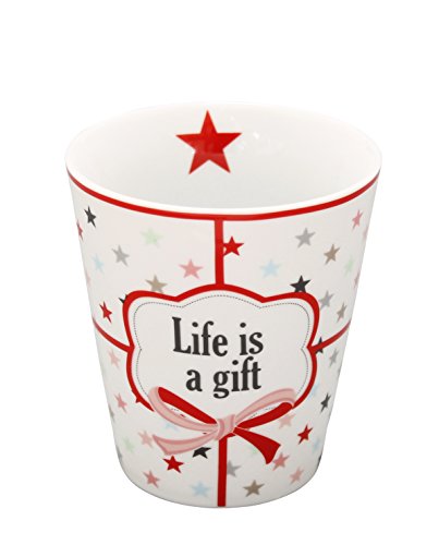 Krasilnikoff Mug, Life is a Gift 330 ml [A]