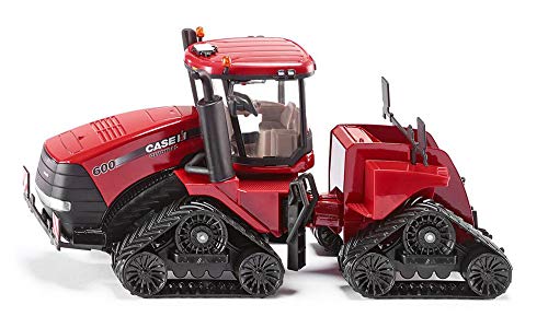 siku 3275, Case IH Quadtrac 600 Raupenschlepper Traktor, 1:32, Metall/Kunststoff, Rot, Funktionales Knickgelenk und siku-Heck-Kupplung im Sale