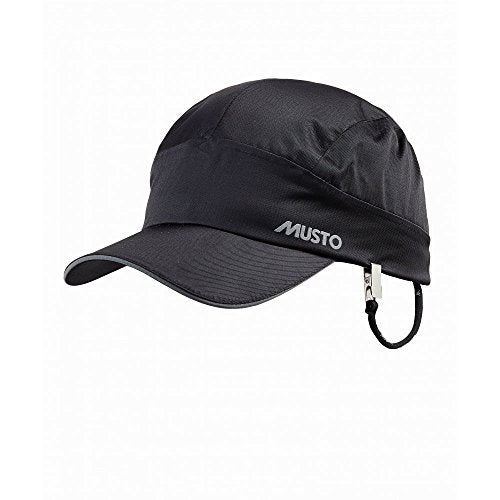 Musto Waterproof Performance Cap Hat Black - Atmungsaktiv - Wasserdicht, atmungsaktiv und Winddicht für Wetterschutz im Sale